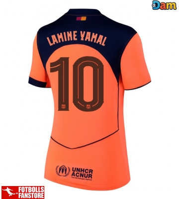 Barcelona Lamine Yamal #10 Tredje Tröja Dam 2025-26 Kortärmad