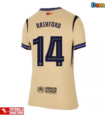 Barcelona Marcus Rashford #14 Bortatröja Dam 2025-26 Kortärmad