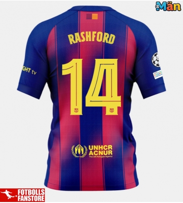 Barcelona Marcus Rashford #14 Hemmatröja 2025-26 Kortärmad