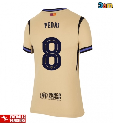 Barcelona Pedri Gonzalez #8 Bortatröja Dam 2025-26 Kortärmad