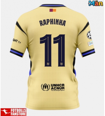 Barcelona Raphinha Belloli #11 Bortatröja 2025-26 Kortärmad