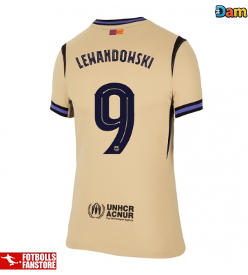 Barcelona Robert Lewandowski #9 Bortatröja Dam 2025-26 Kortärmad