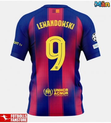 Barcelona Robert Lewandowski #9 Hemmatröja 2025-26 Kortärmad