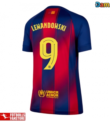 Barcelona Robert Lewandowski #9 Hemmatröja Dam 2025-26 Kortärmad