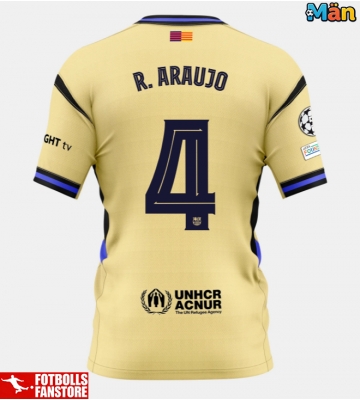 Barcelona Ronald Araujo #4 Bortatröja 2025-26 Kortärmad
