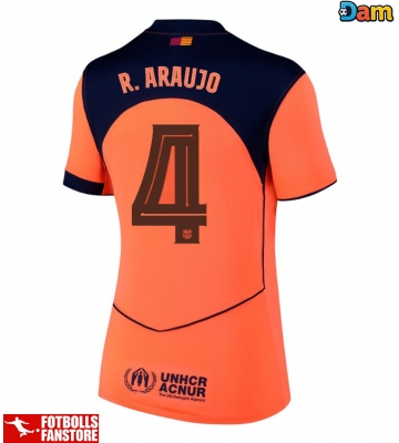 Barcelona Ronald Araujo #4 Tredje Tröja Dam 2025-26 Kortärmad