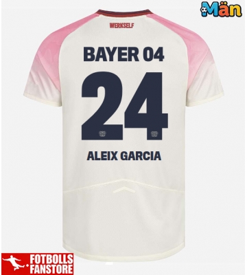 Bayer Leverkusen Aleix Garcia #24 Bortatröja 2025-26 Kortärmad