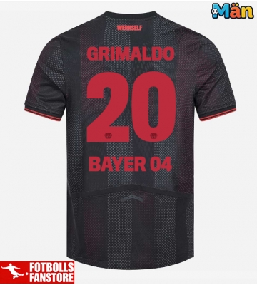 Bayer Leverkusen Alejandro Grimaldo #20 Hemmatröja 2025-26 Kortärmad