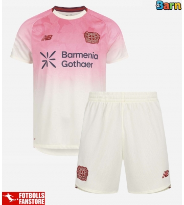 Bayer Leverkusen Bortatröja Barn 2025-26 Kortärmad (+ Korta byxor)