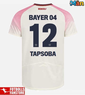 Bayer Leverkusen Edmond Tapsoba #12 Bortatröja 2025-26 Kortärmad