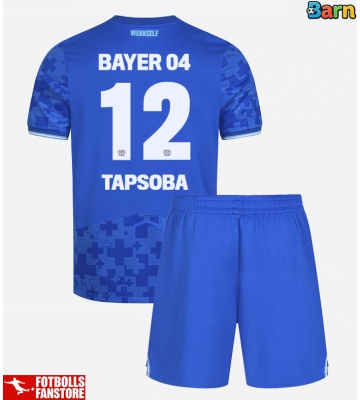 Bayer Leverkusen Edmond Tapsoba #12 Tredje Tröja Barn 2025-26 Kortärmad (+ Korta byxor)