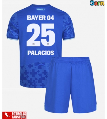 Bayer Leverkusen Exequiel Palacios #25 Tredje Tröja Barn 2025-26 Kortärmad (+ Korta byxor)