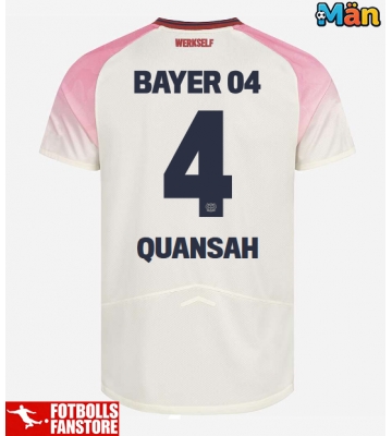 Bayer Leverkusen Jarell Quansah #4 Bortatröja 2025-26 Kortärmad