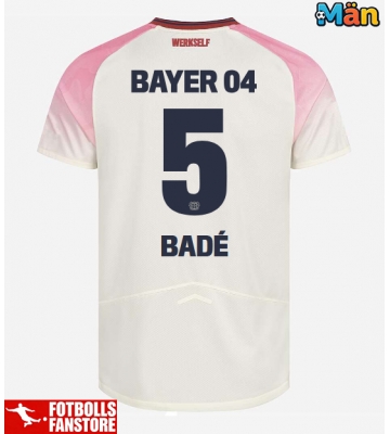 Bayer Leverkusen Loic Bade #5 Bortatröja 2025-26 Kortärmad