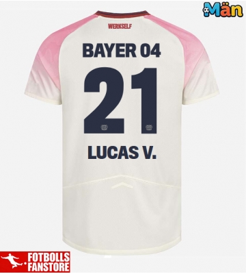 Bayer Leverkusen Lucas Vazquez #21 Bortatröja 2025-26 Kortärmad
