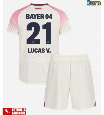 Bayer Leverkusen Lucas Vazquez #21 Bortatröja Barn 2025-26 Kortärmad (+ Korta byxor)