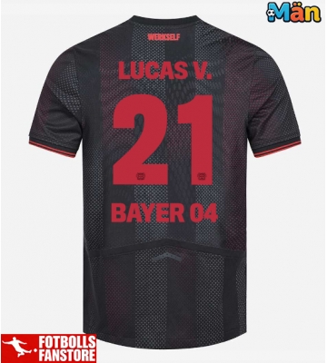 Bayer Leverkusen Lucas Vazquez #21 Hemmatröja 2025-26 Kortärmad