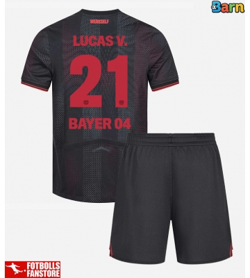 Bayer Leverkusen Lucas Vazquez #21 Hemmatröja Barn 2025-26 Kortärmad (+ Korta byxor)