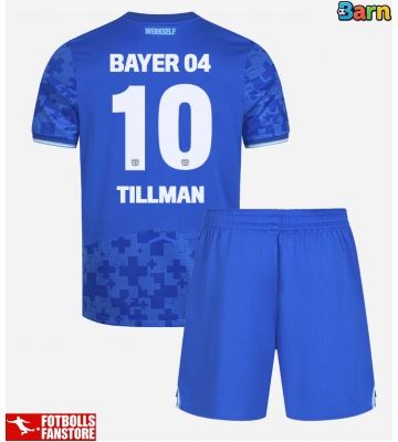 Bayer Leverkusen Malik Tillman #10 Tredje Tröja Barn 2025-26 Kortärmad (+ Korta byxor)