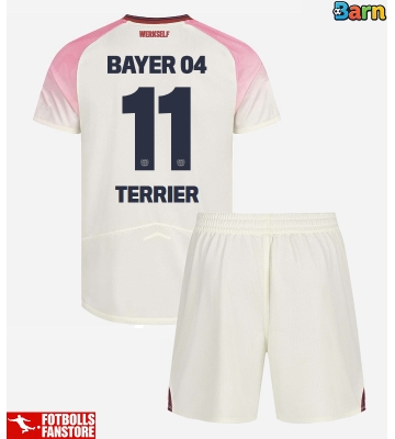 Bayer Leverkusen Martin Terrier #11 Bortatröja Barn 2025-26 Kortärmad (+ Korta byxor)