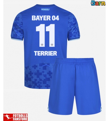 Bayer Leverkusen Martin Terrier #11 Tredje Tröja Barn 2025-26 Kortärmad (+ Korta byxor)