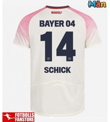 Bayer Leverkusen Patrik Schick #14 Bortatröja 2025-26 Kortärmad