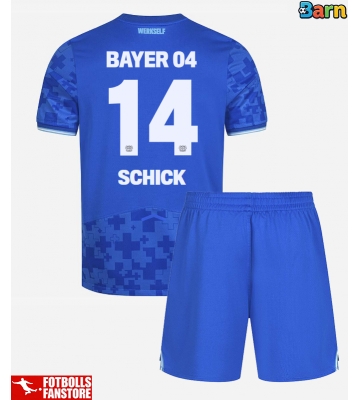 Bayer Leverkusen Patrik Schick #14 Tredje Tröja Barn 2025-26 Kortärmad (+ Korta byxor)