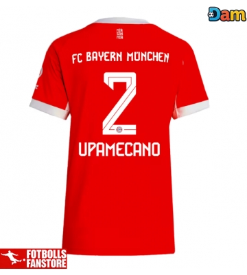 Bayern Munich Dayot Upamecano #2 Hemmatröja Dam 2025-26 Kortärmad