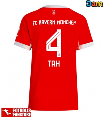 Bayern Munich Jonathan Tah #4 Hemmatröja Dam 2025-26 Kortärmad