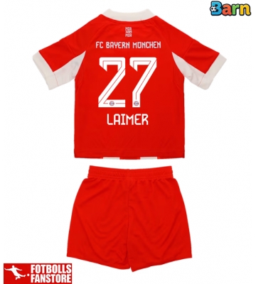 Bayern Munich Konrad Laimer #27 Hemmatröja Barn 2025-26 Kortärmad (+ Korta byxor)