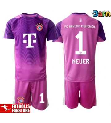 Bayern Munich Manuel Neuer #1 Målvakt Tredje Tröja Barn 2025-26 Kortärmad (+ Korta byxor)