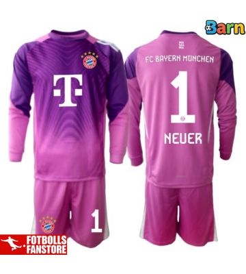 Bayern Munich Manuel Neuer #1 Målvakt Tredje Tröja Barn 2025-26 Långärmad (+ Korta byxor)
