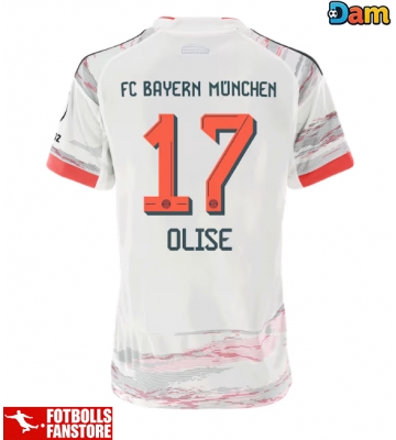 Bayern Munich Michael Olise #17 Bortatröja Dam 2025-26 Kortärmad
