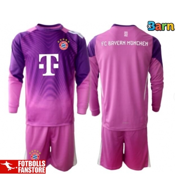 Bayern Munich Målvakt Tredje Tröja Barn 2025-26 Långärmad (+ Korta byxor)