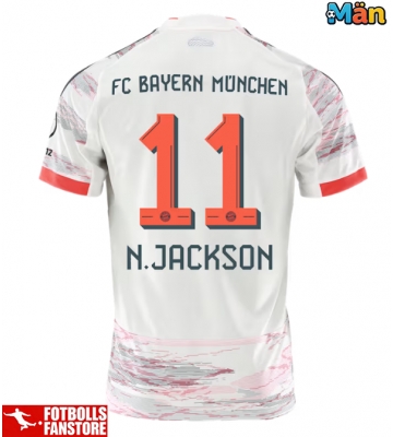 Bayern Munich Nicolas Jackson #11 Bortatröja 2025-26 Kortärmad