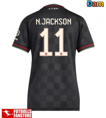 Bayern Munich Nicolas Jackson #11 Tredje Tröja Dam 2025-26 Kortärmad