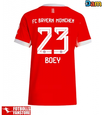 Bayern Munich Sacha Boey #23 Hemmatröja Dam 2025-26 Kortärmad