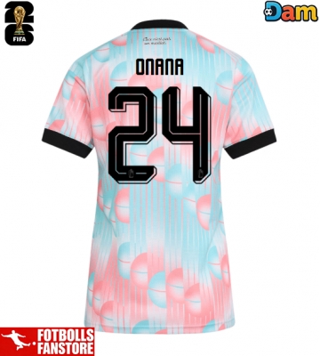 Belgien Amadou Onana #24 Bortatröja Dam VM 2026 Kortärmad