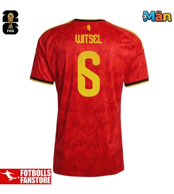 Belgien Axel Witsel #6 Hemmatröja VM 2026 Kortärmad