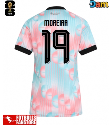 Belgien Diego Moreira #19 Bortatröja Dam VM 2026 Kortärmad