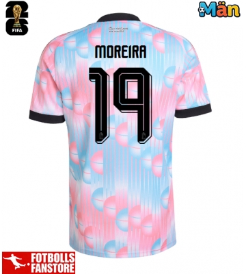 Belgien Diego Moreira #19 Bortatröja VM 2026 Kortärmad