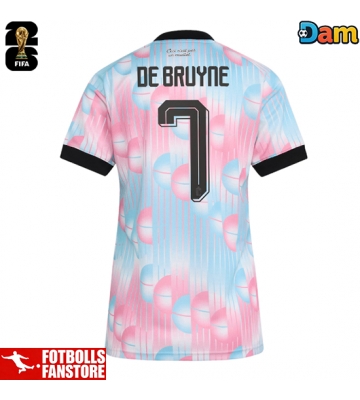 Belgien Kevin De Bruyne #7 Bortatröja Dam VM 2026 Kortärmad