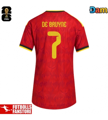 Belgien Kevin De Bruyne #7 Hemmatröja Dam VM 2026 Kortärmad