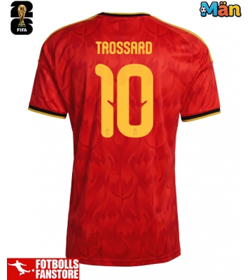 Belgien Leandro Trossard #10 Hemmatröja VM 2026 Kortärmad