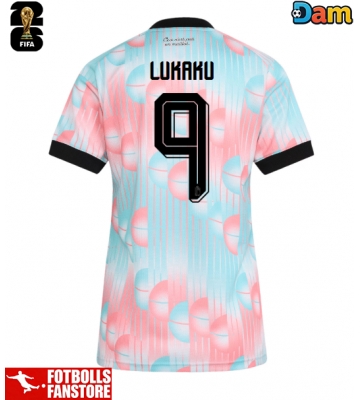 Belgien Romelu Lukaku #9 Bortatröja Dam VM 2026 Kortärmad