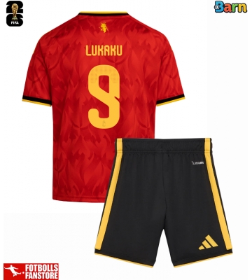 Belgien Romelu Lukaku #9 Hemmatröja Barn VM 2026 Kortärmad (+ Korta byxor)