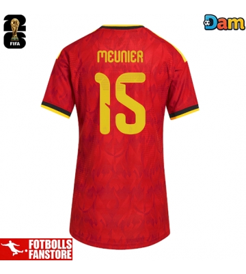 Belgien Thomas Meunier #15 Hemmatröja Dam VM 2026 Kortärmad