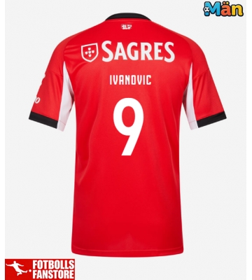 Benfica Franjo Ivanovic #9 Hemmatröja 2025-26 Kortärmad