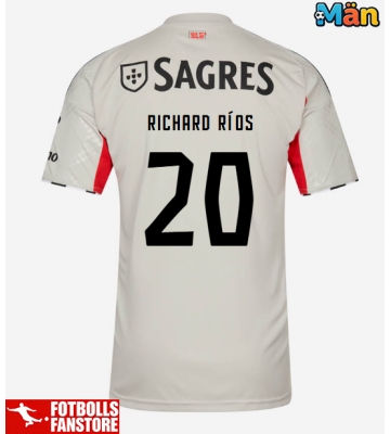 Benfica Richard Rios #20 Bortatröja 2025-26 Kortärmad