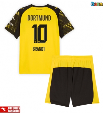 Borussia Dortmund Julian Brandt #10 Hemmatröja Barn 2025-26 Kortärmad (+ Korta byxor)